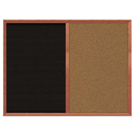 Slim Style Indoor Enclosed Corkboard,12